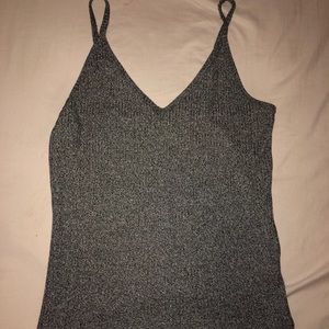 Grey crop top